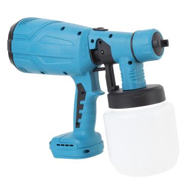 Imagem de Garosa Pulverador de Tinta Sem Fio Portátil 200W Pistola de Pintura Elétrica Alimentada por Bateria Com 4 Bicos para Profissionais de Pintura de Parede
