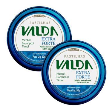 Imagem de Kit 2 Pastilha Valda Extra Forte 50g