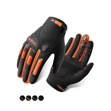 Imagem de Luvas de mountain bike INBIKE MTB para tela sensível ao toque com EVA espesso acolchoado e proteção de articulação TPR para BMX MX ATV motocicleta
