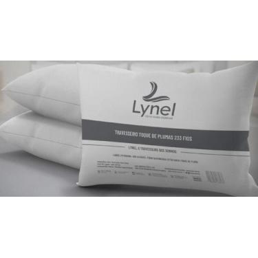 Imagem de Travesseiro Lynel Toque de Plumas 233 Fios, Branco