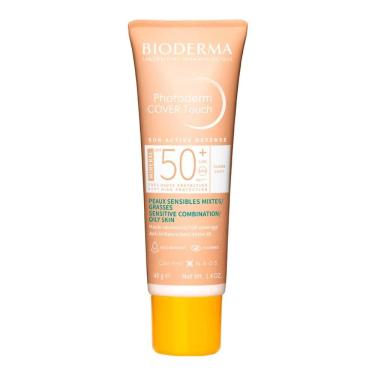 Imagem de Bioderma Photoderm Cover Touch Mineral FPS 50+ Cor 2.0 Protetor Solar com Cobertura Total 40g