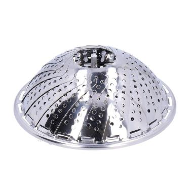 Imagem de Cesto Cozinhar A Vapor Panela Vaporeira Inox Dobrável Legumes