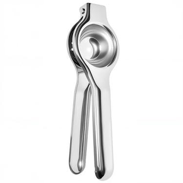 Imagem de Espremedor manual de suco de aço inoxidável, espremedor de limão de aço inoxidável, prensa manual de limão de metal