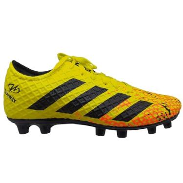 Imagem de Chuteira Campo de Trava Masculina Futebol Amarelo Runway (Amarelo, BR, Adulto, Numérico, 40)