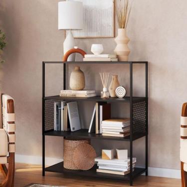 Imagem de Estante Multiuso Industrial 77cm com Prateleiras Alure Preto Z54 - Mpo