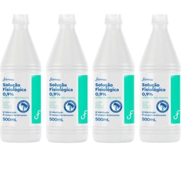 Imagem de Soro Fisiologico 500ML FARMAX c/tampa com 4 unidades