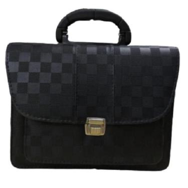 Imagem de Pasta Capanga Quadriculada F1 Preta Ap R1584 - Beatriz