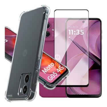 Imagem de Capa Capinha Anti Queda Para Motorola Moto G05 +pelicula 3d - Inboxmob