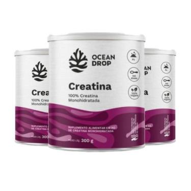 Imagem de Kit 3 Creatina 100% Pura Monohidratada (300G) - Ocean Drop