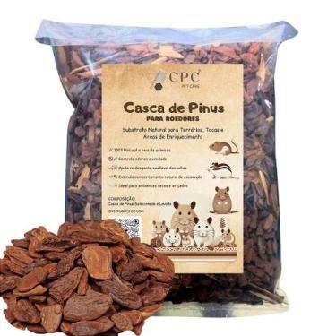 Imagem de Casca de Pinus Lavada Para Terrario de Roedores CPC Pet Care - CPC Cas