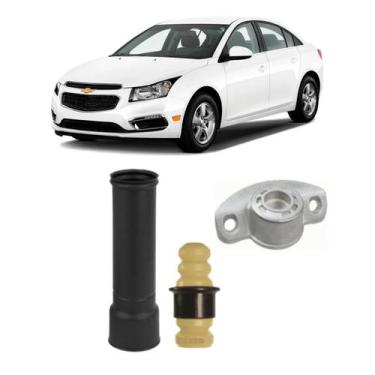 Imagem de Kit Coxim Batente Amortecedor Traseiro Gm Cruze 12/16 1 Lado - Solupe 