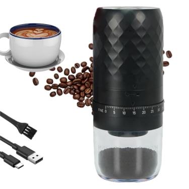 Imagem de Moedor de Café Portátil Sem Fio com 40 Níveis de Moagem, Lâmina Cônica Cerâmica, Capaz de Produzir Até 30 Xícaras de Café, Baixo Ruído e Parada Automática