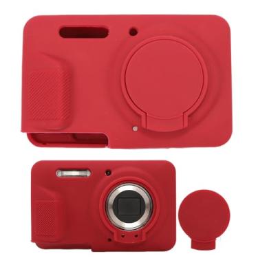 Imagem de AEXUTDA Capa compatível com câmera FZ55, pele corporal leve FZ55, capa protetora ultrafina de silicone macio resistente a arranhões FZ55, vermelha