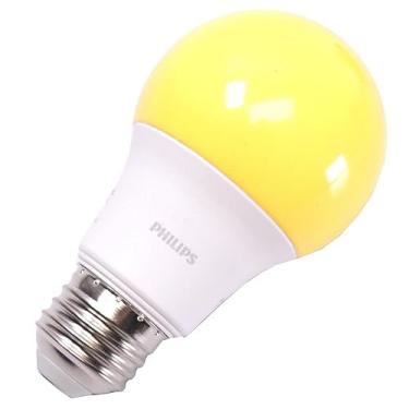 Imagem de Philips 463257 Lâmpada LED 8-Watt A19 amarela não regulável, luz de insetos