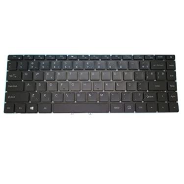 Imagem de Teclado Retroiluminado Notebook para Gateway GWTN141-10 GWTN141-10BL GWTN141-10BK GWTN141-10GR GWTN141-10RG Brasil BR NO Frame