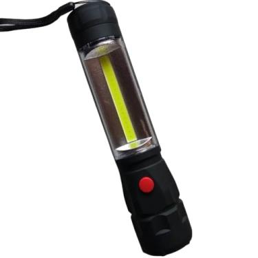 Imagem de Lanterna LED Magnética Bastão 2 em 1 com Ímã Base e Alça para Emergência, Camping, Pesca e Concertos