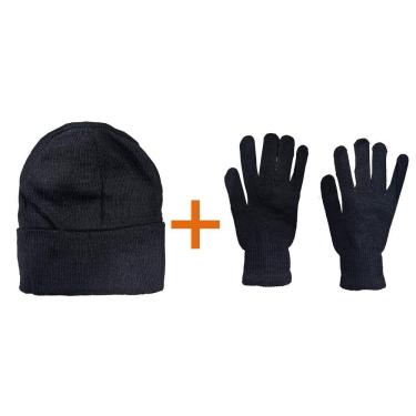 Imagem de Gorro De Inverno + Luvas De Inverno Kit