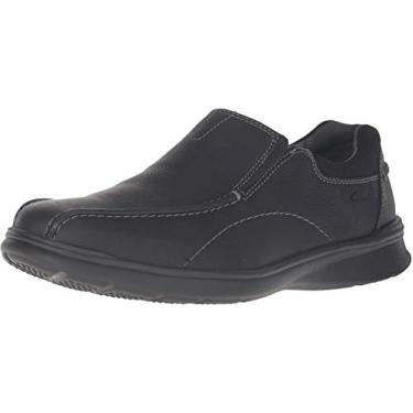 Imagem de CLARKS Men's Cotrell Step Slip-on Loafer,Black Oily,8.5 W US