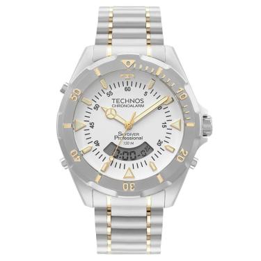 Imagem de Relógio Technos Masculino Skydiver Bicolor - Wt2050axn/1b