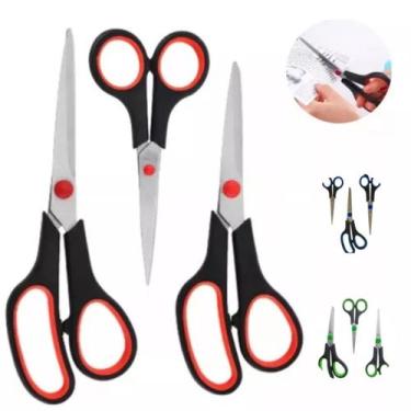 Imagem de Kit 3 Tesouras Para Costura e Cabelo Profissional - Zonne