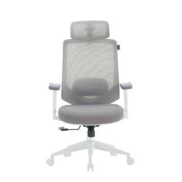 Imagem de Cadeira De Escritório Presidente X-Power Branca E Cinza - Xt Racer