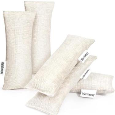 Imagem de Sacos de desodorizante de sapatos a carvão de bambu, pacote com 12 uni