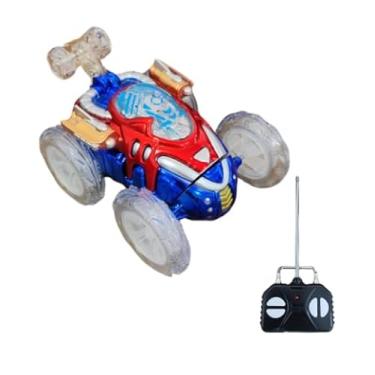 Imagem de Carrinho de Controle Remoto Gira 360°, Luzes, para Crianças Acima de 3 Anos