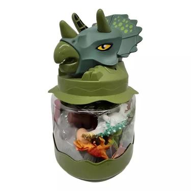 Imagem de Dinossauros Figuras Bonecos Miniaturas Triceratops Com 40 Peças - Toys Import J24614