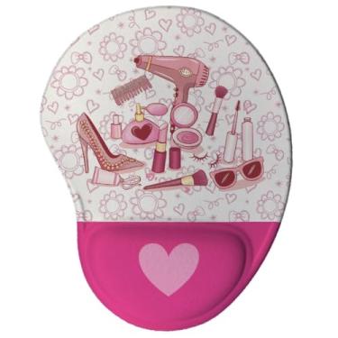 Imagem de Mouse pad Ergonômico Charmosa Presente Criativo Geek cor:Branco