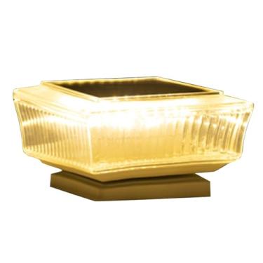 Imagem de Rrlihjgu Luzes Solares para Postes - 2 Unidades Luzes Solares Impermeáveis Para Pátio,Lâmpada LED Eficiente Em Energia Para Varanda Portão Pátio Piscina Entrada Caminho Jardim Alpendre Deck