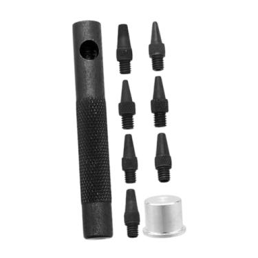 Imagem de oshhni Furador de Couro para Artesanato em Couro, Furador de Parafuso de Metal para Cinto Portátil