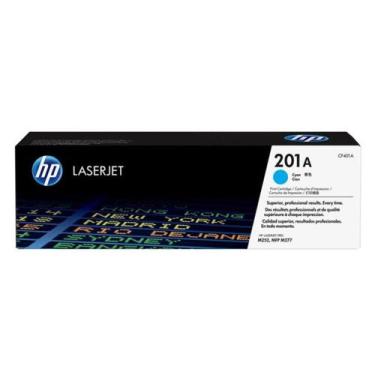 Imagem de Toner HP CF401A CF401AB Ciano 201A  M277DW M252DW 277DW