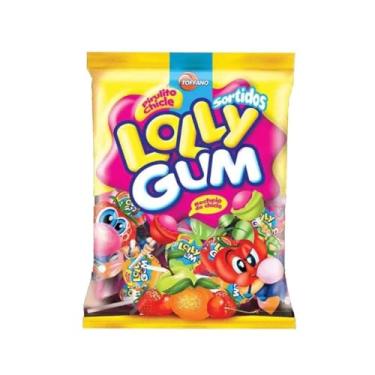 Imagem de Pirulito Chicle Lolly Gum Sortidos 600g