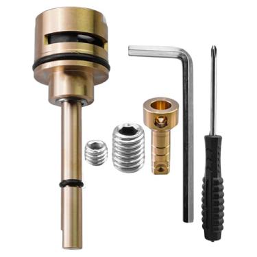 Imagem de Cartucho de desvio de 3 configurações adequado para divisores internos integrados e independentes, válvula de desvio de chuveiro de 3 vias de construção de latão substitui RP51918