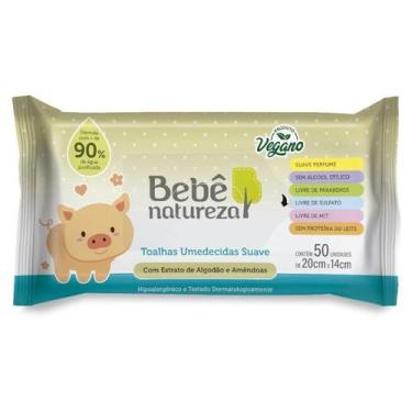 Imagem de Bebê Natureza Toalhas Lenços Umedecidos Suave Hipoalergênico 100 Unida