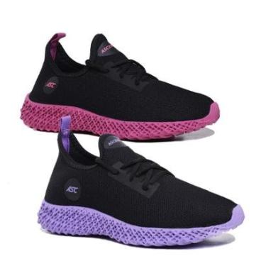 Imagem de Kit 2 Pares Tênis Feminino Ascension Enerzy – Caminhada, Corrida, Academia e Dia a Dia-Feminino