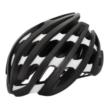 Imagem de Capacete Ciclismo Light Road Preto E Branco Tam G 58/61 Mtb