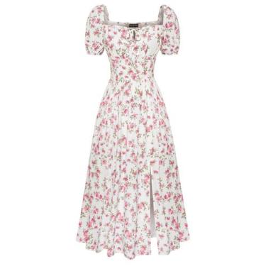 Imagem de Vestido Scarlet Darkness Floral Corset 2025 Summer para mulheres