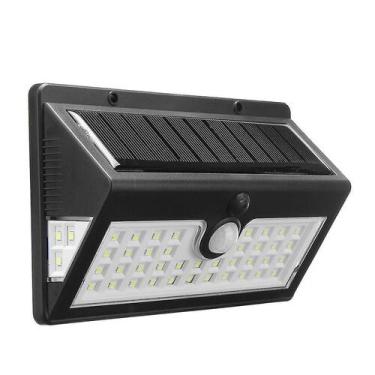 Imagem de Luminárias de teto 44led movido a energia solar pir movimento parede l