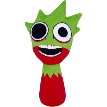 Imagem de Brinquedo de pelúcia Sprunki Game Wenda Grey 25 cm para crianças e adu