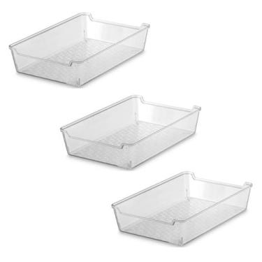 Imagem de Kit 3 Organizadores Gaveta Maquiagem Meia Calcinha Multiuso - Drumond 