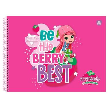 Imagem de Caderno Cartográfia 60Fls Moranguinho Berry Best Animativa