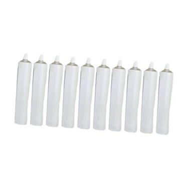 Imagem de Esquirla Tubos de tinta de alumínio vazios, embalagens para amostras, armazenamento de pasta de dente para outros tipos de tintas, aquarelas acrílicas e óleo, 10 Unidades de 180ml