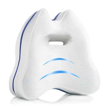 Imagem de Almofada de joelho Almofada de perna Tiwwie para quem dorme de lado, e