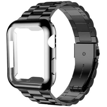 Imagem de Pulseira Apple Watch iiteeology 38 mm Série 3 2 1 em aço inoxidável