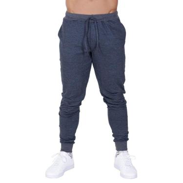 Imagem de Calça Moletom Masculina Plus Size Jogger Peluciada Básica Casual-Masculino
