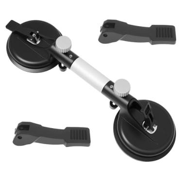 Imagem de Conjunto de costura de granito com ventosas a vácuo, ajustador de costura de pedra ajustável, ferramentas de instalação de bancadas, nivelamento de costura e união para laje de mármore e pedra de