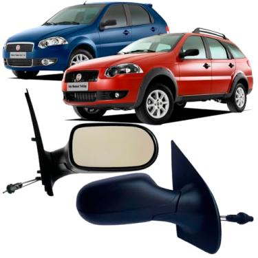 Imagem de Retrovisor Palio Siena Weekend 2008 à 2010 4 Portas Com Controle (Direito)