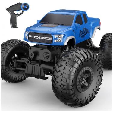 Imagem de Carro Ford Raptor F150 RC DOUBLE E 4WD Monster Trucks para Meninos, 27 cm Veículo Off Road RC Toy Presente para Meninos Meninas,DOUBLE E