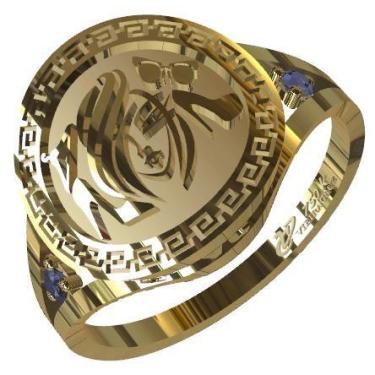 Imagem de Anel De Formatura De Designer de Moda Em Ouro 18k - Vieira Cruz Joias